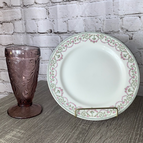 Elite Works Limoges France Floral Salad/Dessert Plate - Picture 1 of 5